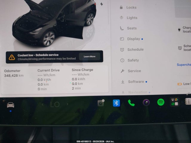 Auction sale of the 2022 Tesla Model Y Long Range Dual Motor All-wheel Drive, vin: 7SAYGDEEXNF356462, lot number: 45169313