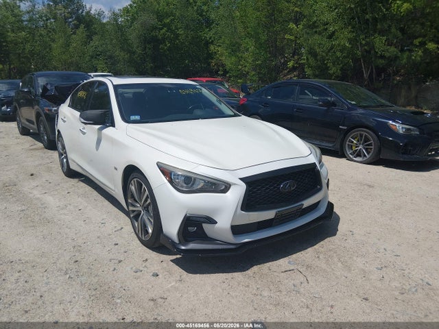 45169456 :رقم المزاد ، JN1EV7AR3JM433287 vin ، 2018 Infiniti Q50 3.0t Luxe/3.0t Sport مزاد بيع