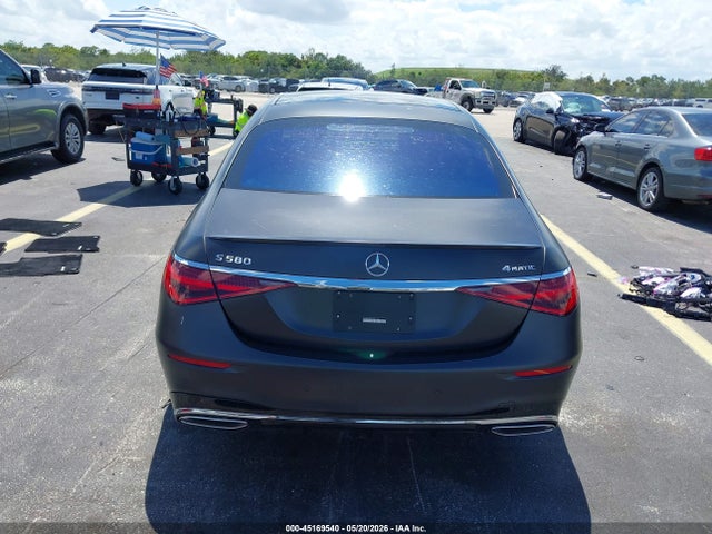 45169540 :رقم المزاد ، W1K6G7GB7TA347190 vin ، 2026 Mercedes-benz S 580 4matic مزاد بيع
