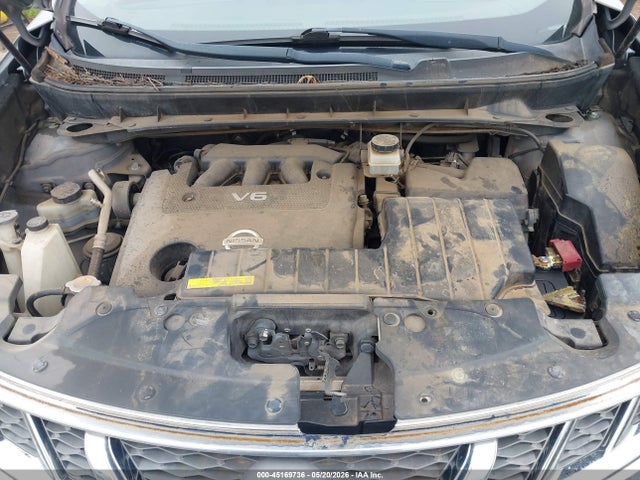 2011 Nissan Murano S მანქანა იყიდება აუქციონზე, vin: JN8AZ1MU3BW055883, აუქციონის ნომერი: 45169736