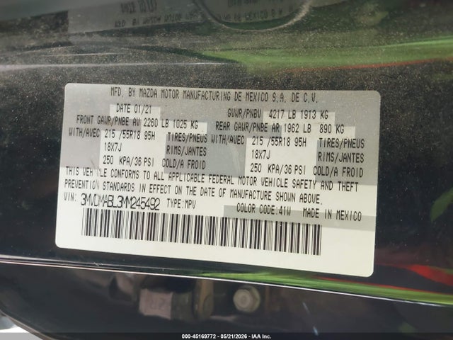 Mazda Cx-30 Select 2021 3MVDMABL3MM245492 Image 9