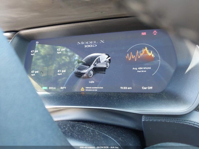 Продажа на аукционе авто 2018 Tesla Model X 100d/75d/p100d, vin: 5YJXCBE26JF139256, номер лота: 45169885