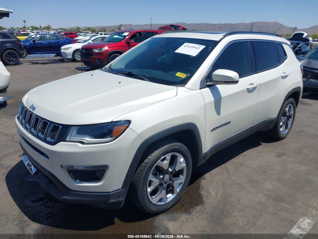 2017 Jeep New Compass Limited 4x4 მანქანა იყიდება აუქციონზე, vin: 3C4NJDCB4HT628391, აუქციონის ნომერი: 45169942