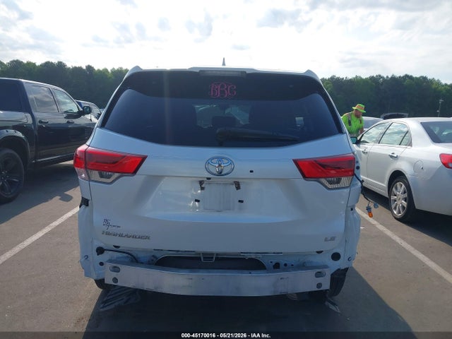 Aukcja sprzedaży 2018 Toyota Highlander Le Plus, vin: 5TDZZRFH7JS267018, numer aukcji: 45170016