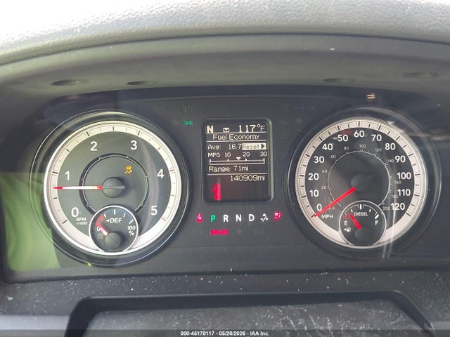 45170117 :رقم المزاد ، 3C6UR5CL1HG676742 vin ، 2017 Ram 2500 Tradesman  4x4 6'4 Box مزاد بيع