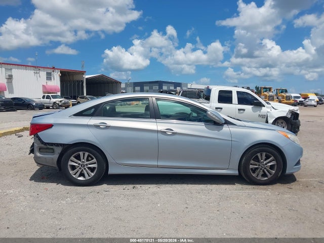 2014 Hyundai Sonata Gls მანქანა იყიდება აუქციონზე, vin: 5NPEB4AC3EH904855, აუქციონის ნომერი: 45170121