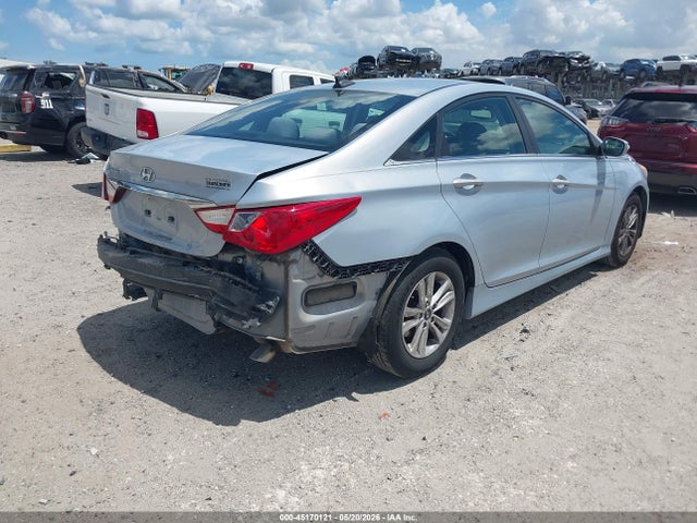 2014 Hyundai Sonata Gls მანქანა იყიდება აუქციონზე, vin: 5NPEB4AC3EH904855, აუქციონის ნომერი: 45170121