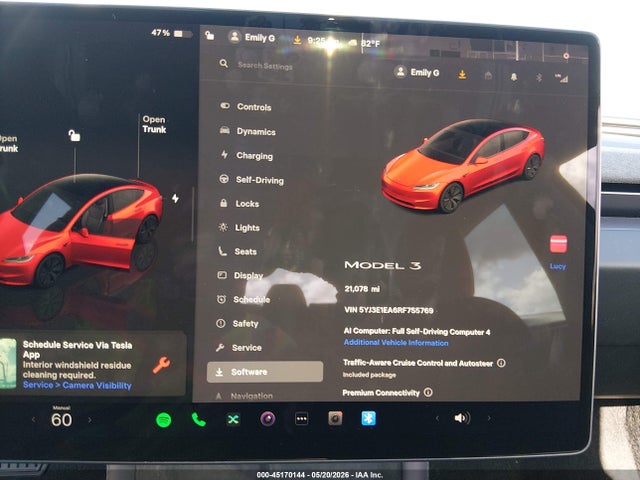 Продаж на аукціоні авто 2024 Tesla Model 3 Long Range Dual Motor All-wheel Drive/rear-wheel Drive, vin: 5YJ3E1EA6RF755769, номер лоту: 45170144