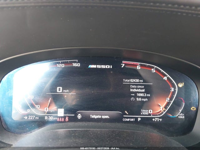 Auction sale of the 2020 Bmw M550i Xdrive, vin: WBAJS7C07LCE02779, lot number: 45170193
