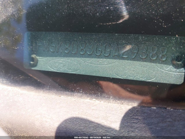 45170243 :رقم المزاد ، 1FM5K8D83GGA29388 vin ، 2016 Ford Explorer Xlt مزاد بيع