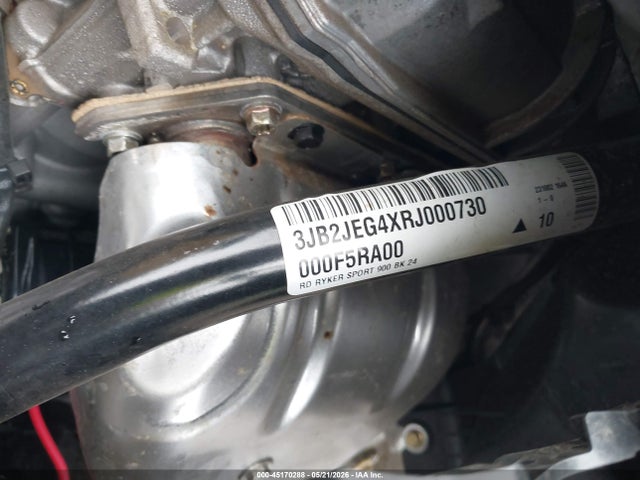 2024 Can-am Ryker Sport მანქანა იყიდება აუქციონზე, vin: 3JB2JEG4XRJ000730, აუქციონის ნომერი: 45170288