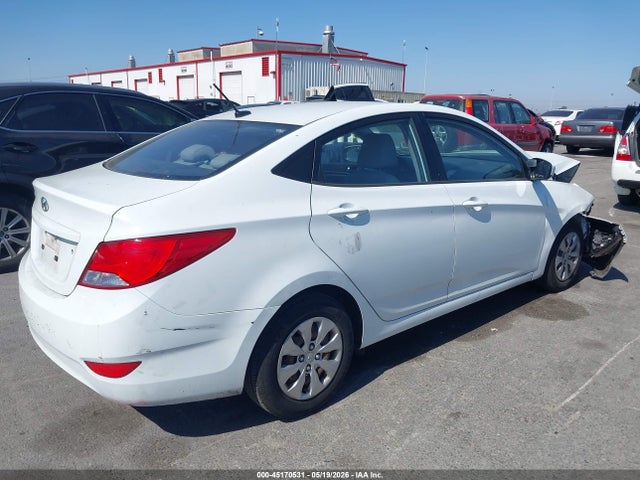 Продажа на аукционе авто 2016 Hyundai Accent Se, vin: KMHCT4AE8GU041304, номер лота: 45170531