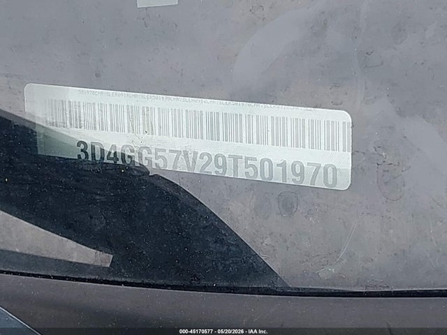 2009 Dodge Journey Sxt მანქანა იყიდება აუქციონზე, vin: 3D4GG57V29T501970, აუქციონის ნომერი: 45170577