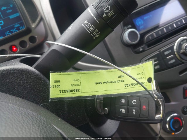 Продажа на аукционе авто 2012 Chevrolet Sonic 2lt, vin: 1G1JC5SB6C4182400, номер лота: 45170579