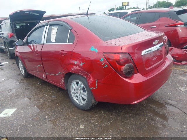 Продажа на аукционе авто 2012 Chevrolet Sonic 2lt, vin: 1G1JC5SB6C4182400, номер лота: 45170579
