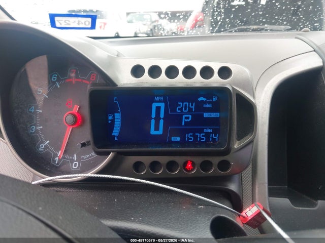 Продажа на аукционе авто 2012 Chevrolet Sonic 2lt, vin: 1G1JC5SB6C4182400, номер лота: 45170579