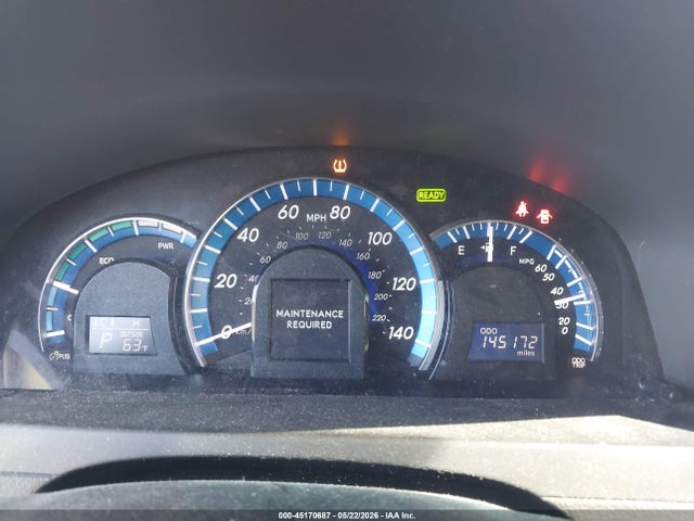 45170687 :رقم المزاد ، 4T1BD1FK2DU073280 vin ، 2013 Toyota Camry Hybrid Xle مزاد بيع