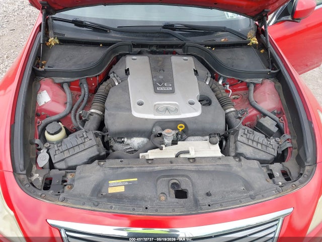 2010 Infiniti G37x მანქანა იყიდება აუქციონზე, vin: JN1CV6AR0AM454132, აუქციონის ნომერი: 45170737