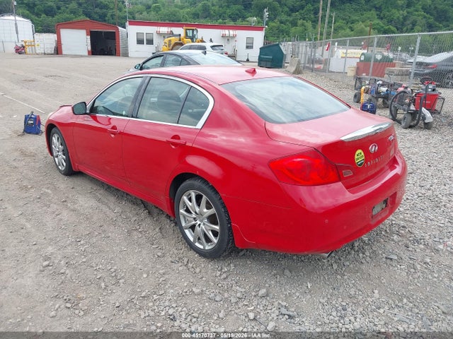 2010 Infiniti G37x მანქანა იყიდება აუქციონზე, vin: JN1CV6AR0AM454132, აუქციონის ნომერი: 45170737