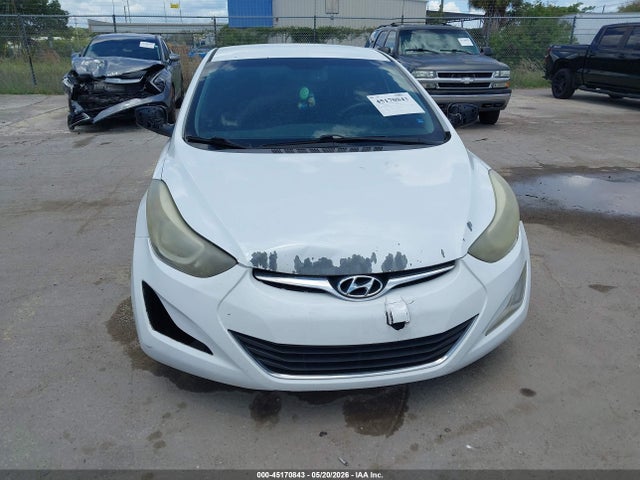 2016 Hyundai Elantra Se მანქანა იყიდება აუქციონზე, vin: 5NPDH4AEXGH704960, აუქციონის ნომერი: 45170843