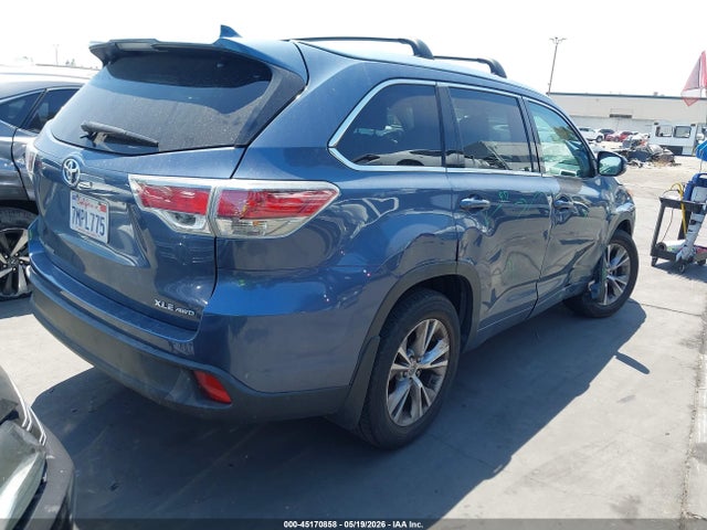 45170858 :رقم المزاد ، 5TDJKRFH3FS195713 vin ، 2015 Toyota Highlander Xle V6 مزاد بيع