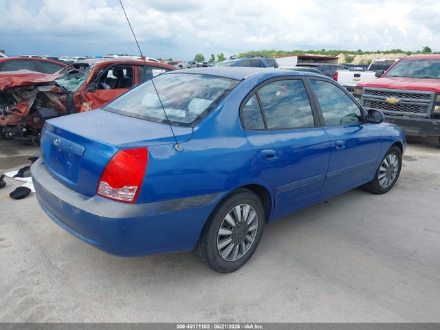 2004 Hyundai Elantra Gls/gt მანქანა იყიდება აუქციონზე, vin: KMHDN46D54U820895, აუქციონის ნომერი: 45171102