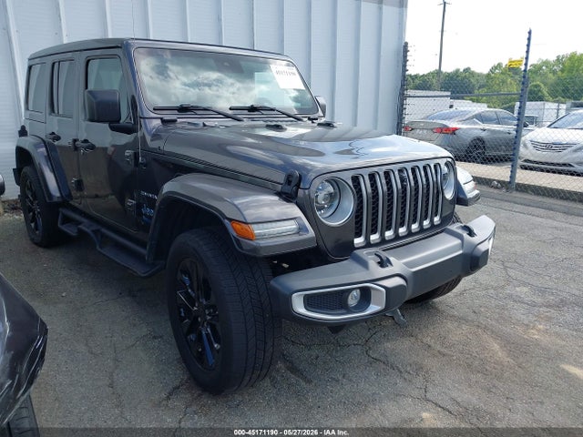 Продаж на аукціоні авто 2021 Jeep Wrangler 4xe Unlimited Sahara 4x4, vin: 1C4JJXP63MW869070, номер лоту: 45171190
