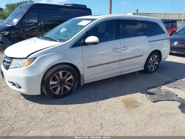 2017 Honda Odyssey Touring/touring Elite მანქანა იყიდება აუქციონზე, vin: 5FNRL5H99HB502663, აუქციონის ნომერი: 45171222
