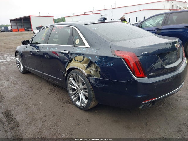2018 Cadillac Ct6 Platinum მანქანა იყიდება აუქციონზე, vin: 1G6KP5R65JU113299, აუქციონის ნომერი: 45171232