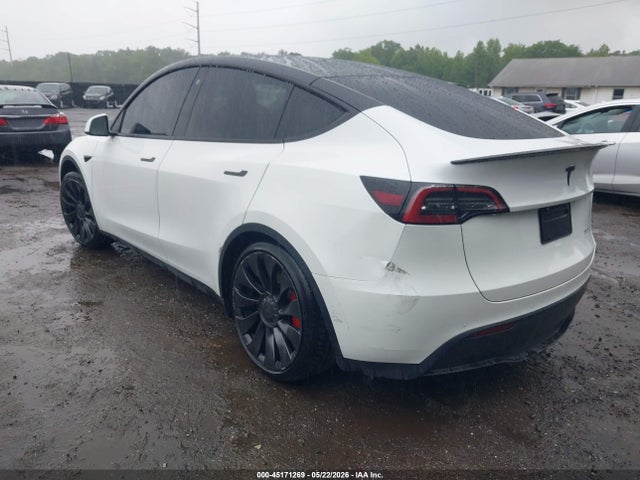 Продаж на аукціоні авто 2022 Tesla Model Y Performance Dual Motor All-wheel Drive, vin: 7SAYGDEF1NF534512, номер лоту: 45171269