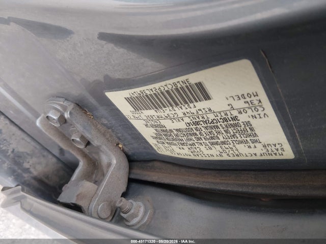 45171320 :رقم المزاد ، 3N1BC1CP2AL389147 vin ، 2010 Nissan Versa 1.8s مزاد بيع
