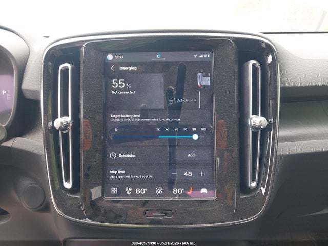 45171390 :رقم المزاد ، YV4ED3UK6P2044278 vin ، 2023 Volvo Xc40 Recharge Pure Electric Twin Core مزاد بيع