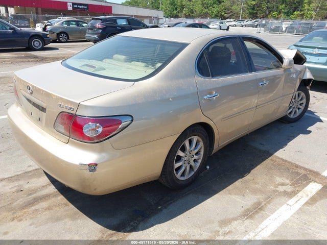 2004 Lexus Es 330 მანქანა იყიდება აუქციონზე, vin: JTHBA30G245048854, აუქციონის ნომერი: 45171579