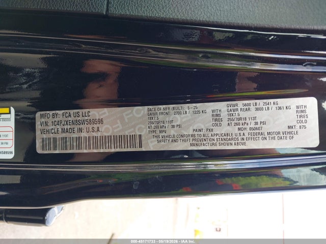 1C4PJXEN8SW589596 Jeep Wrangler 4-door Sahara 4x4
