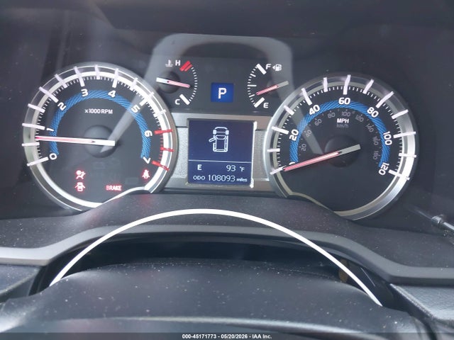 2017 Toyota 4runner Sr5 მანქანა იყიდება აუქციონზე, vin: JTEBU5JR9H5459111, აუქციონის ნომერი: 45171773