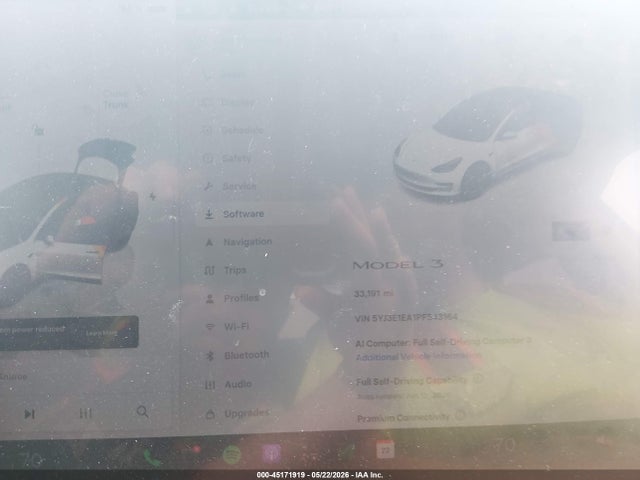 Aukcja sprzedaży 2023 Tesla Model 3 Rear-wheel Drive, vin: 5YJ3E1EA1PF543164, numer aukcji: 45171919