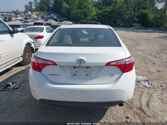2016 Toyota Corolla Le მანქანა იყიდება აუქციონზე, vin: 2T1BURHE1GC656063, აუქციონის ნომერი: 45172024