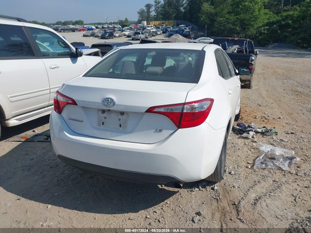 2016 Toyota Corolla Le მანქანა იყიდება აუქციონზე, vin: 2T1BURHE1GC656063, აუქციონის ნომერი: 45172024