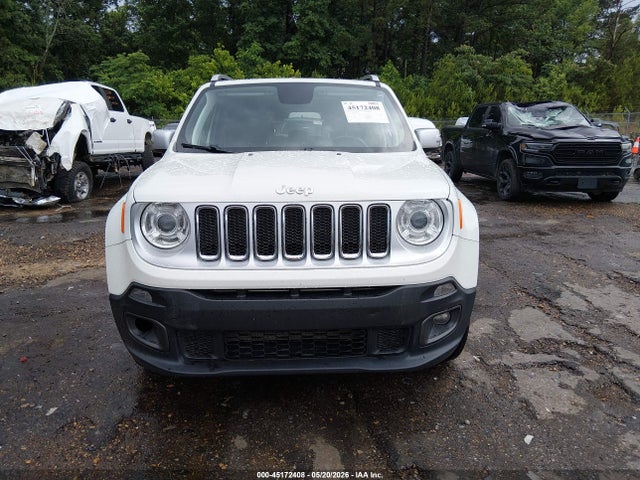 2018 Jeep Renegade Limited 4x4 მანქანა იყიდება აუქციონზე, vin: ZACCJBDBXJPH13873, აუქციონის ნომერი: 45172408