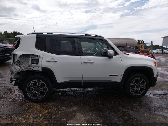 2018 Jeep Renegade Limited 4x4 მანქანა იყიდება აუქციონზე, vin: ZACCJBDBXJPH13873, აუქციონის ნომერი: 45172408