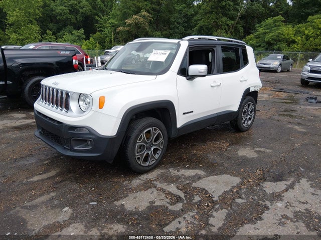 2018 Jeep Renegade Limited 4x4 მანქანა იყიდება აუქციონზე, vin: ZACCJBDBXJPH13873, აუქციონის ნომერი: 45172408