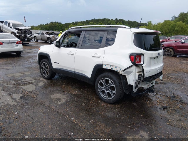 2018 Jeep Renegade Limited 4x4 მანქანა იყიდება აუქციონზე, vin: ZACCJBDBXJPH13873, აუქციონის ნომერი: 45172408