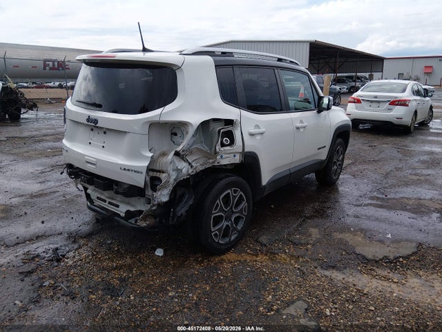 2018 Jeep Renegade Limited 4x4 მანქანა იყიდება აუქციონზე, vin: ZACCJBDBXJPH13873, აუქციონის ნომერი: 45172408