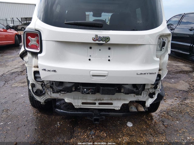 2018 Jeep Renegade Limited 4x4 მანქანა იყიდება აუქციონზე, vin: ZACCJBDBXJPH13873, აუქციონის ნომერი: 45172408