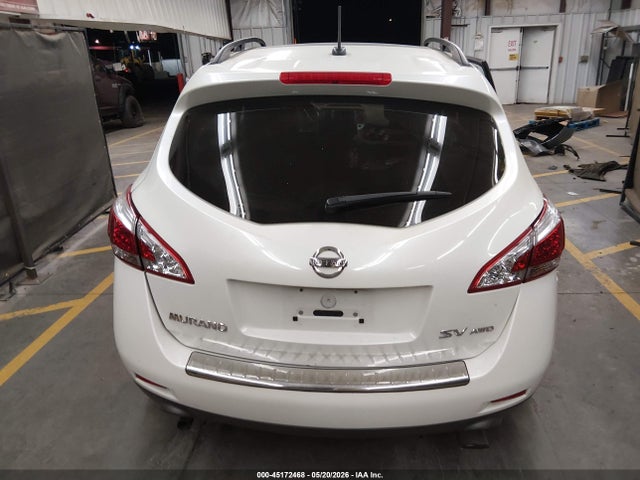 2011 Nissan Murano Sv მანქანა იყიდება აუქციონზე, vin: JN8AZ1MW9BW182364, აუქციონის ნომერი: 45172468