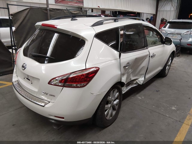 2011 Nissan Murano Sv მანქანა იყიდება აუქციონზე, vin: JN8AZ1MW9BW182364, აუქციონის ნომერი: 45172468