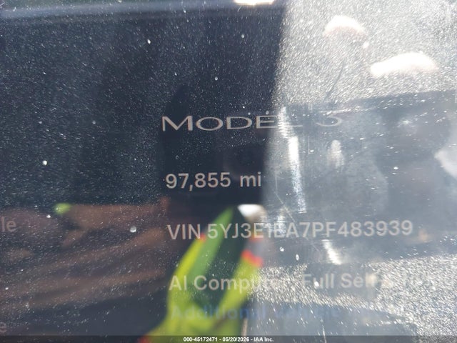 Tesla Model 3 Rear-wheel Drive 2023 5YJ3E1EA7PF483939 Image 16