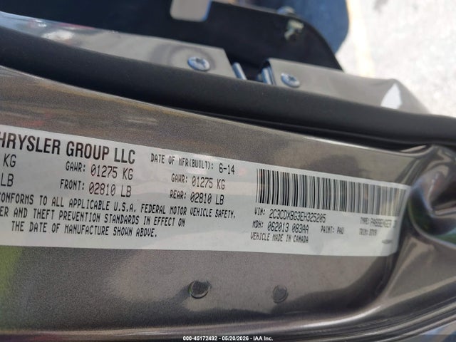 Dodge Charger Se 2014 2C3CDXBG3EH325205 Image 9