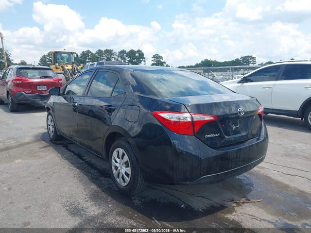 2016 Toyota Corolla L მანქანა იყიდება აუქციონზე, vin: 2T1BURHE5GC632137, აუქციონის ნომერი: 45172502