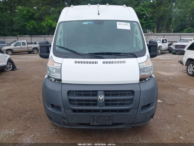 45172621 :رقم المزاد ، 3C6TRVDG2JE123791 vin ، 2018 Ram Promaster 2500 High Roof 159 Wb مزاد بيع